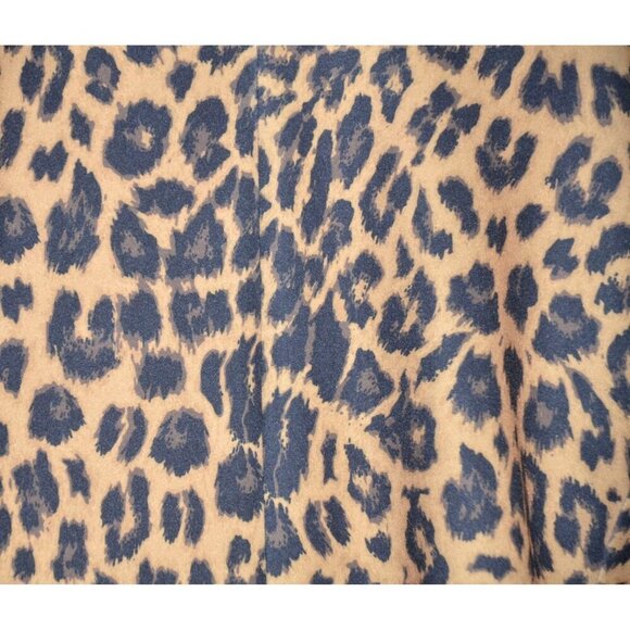 Crazy Train Women's 3XL Brown Leopard Print Open Front Lined Blazer Jacket - Picture 9 of 12